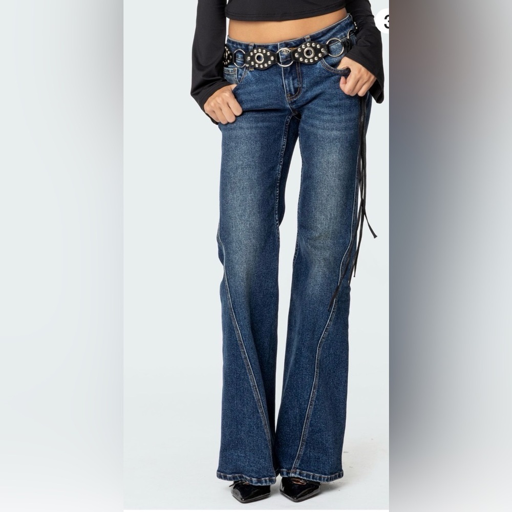 Edikted Colton Boot Cut Low
Rise Jeans NWT XS